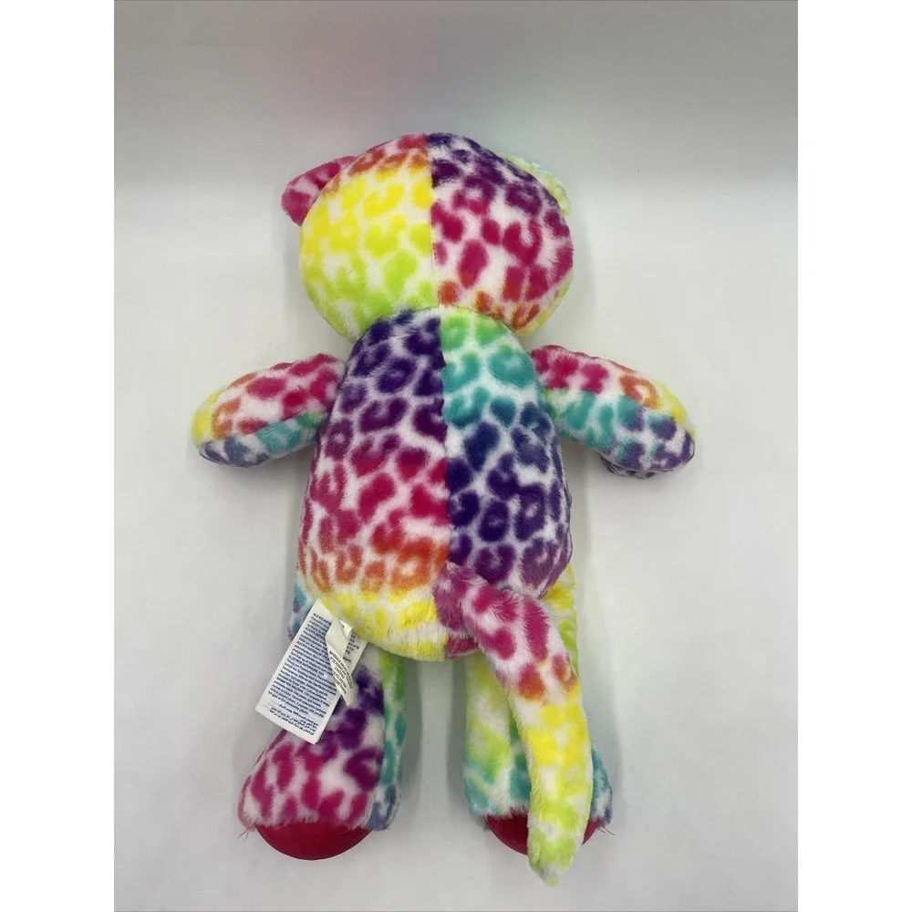 Build A Bear Workshop Wild About Spots Plush Cat Leopard Multi Colored Print 17
